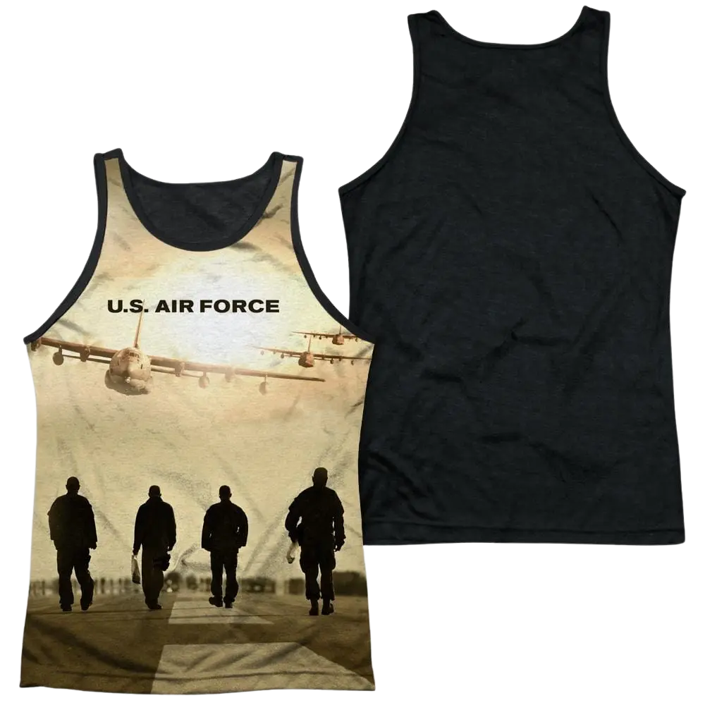 Air Force Long Walk Men's Black Back Tank U.S. Air Force