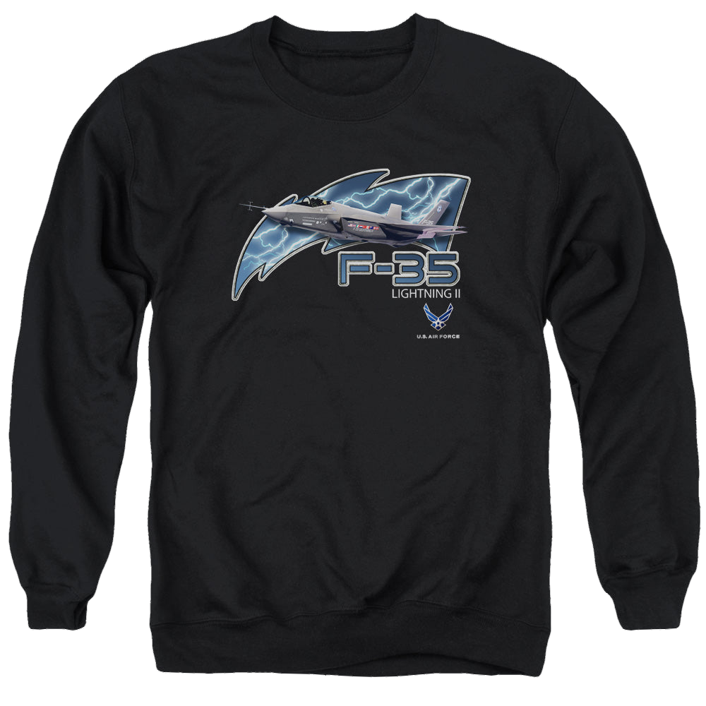 U.S. Air Force F35 - Men's Crewneck Sweatshirt Men's Crewneck Sweatshirt U.S. Air Force