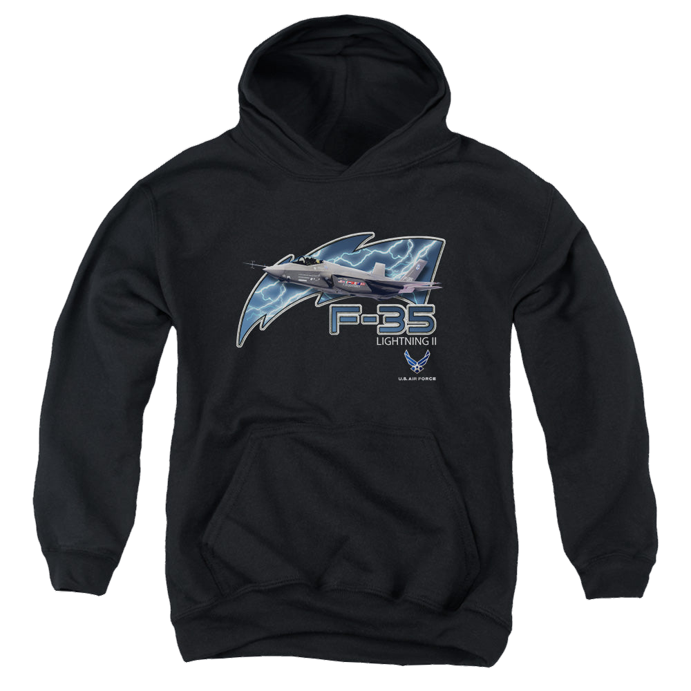 U.S. Air Force F35 - Youth Hoodie Youth Hoodie (Ages 8-12) U.S. Air Force