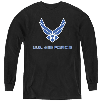 U.S. Air Force Logo - Youth Long Sleeve T-Shirt Youth Long Sleeve T-Shirt U.S. Air Force