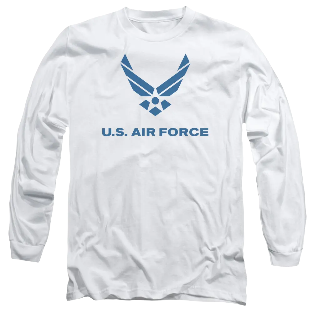 Air Force Distressed Logo - Men's Long Sleeve T-Shirt U.S. Air Force