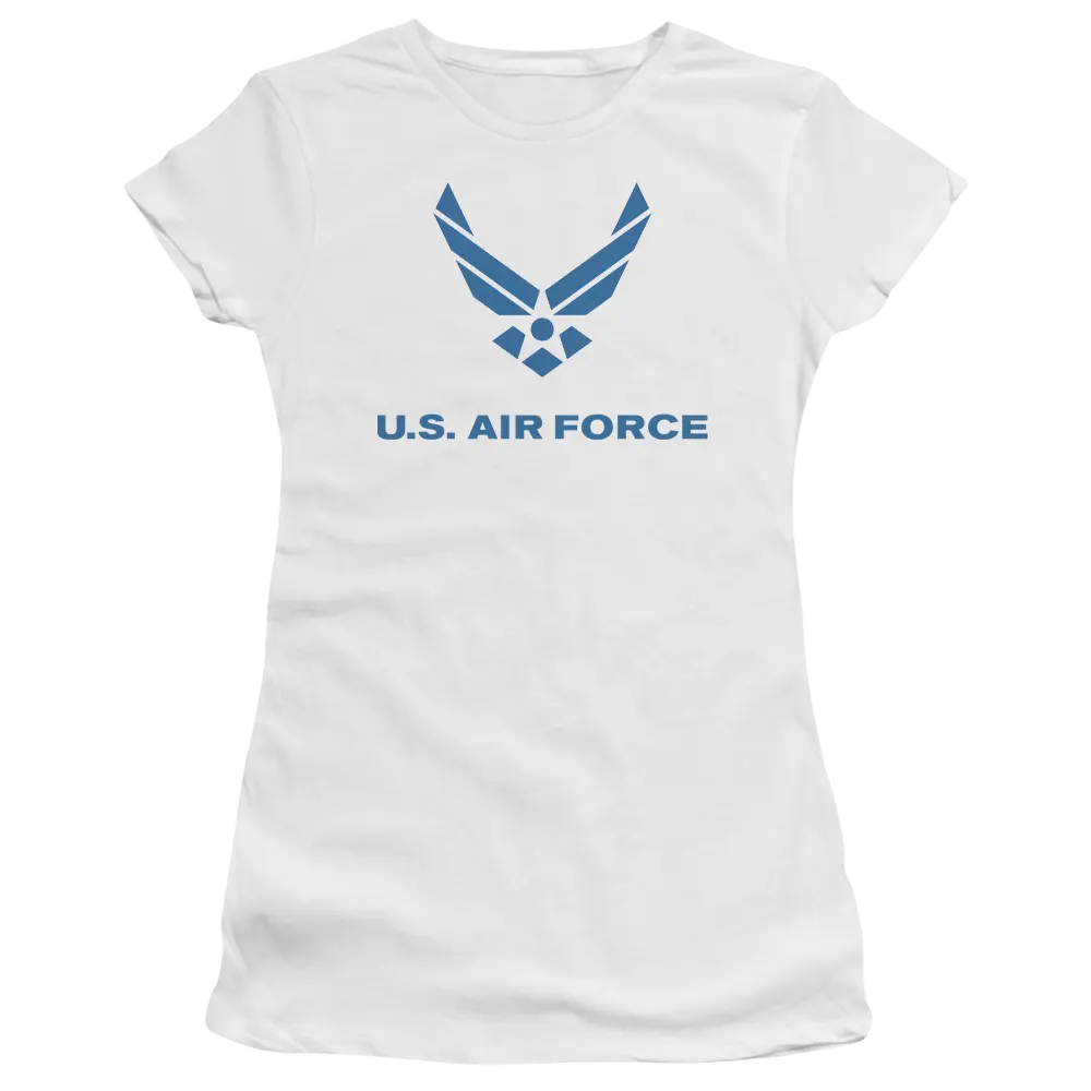 Air Force Distressed Logo - Juniors T-Shirt U.S. Air Force