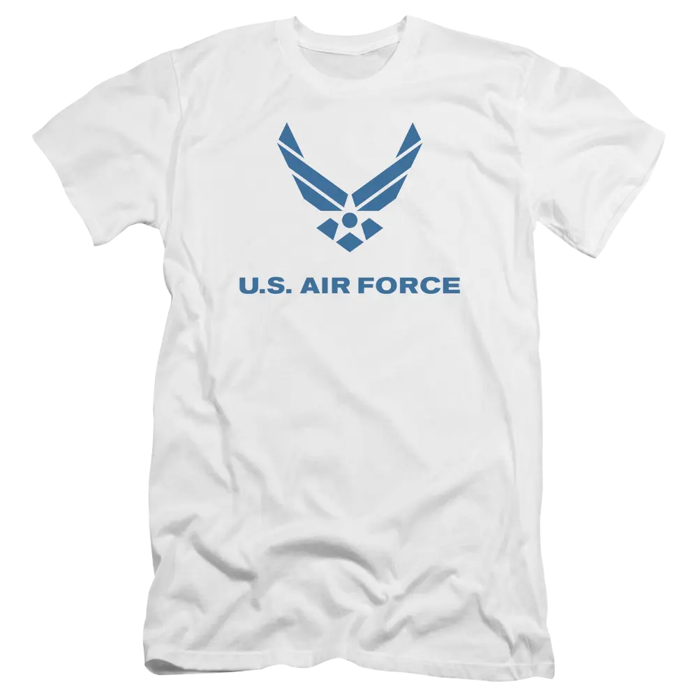 Air Force Distressed Logo - Men's Premium Slim Fit T-Shirt U.S. Air Force