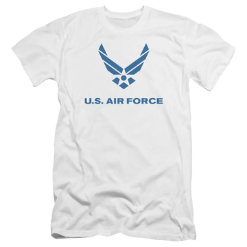 Air Force Distressed Logo - Men's Premium Slim Fit T-Shirt U.S. Air Force