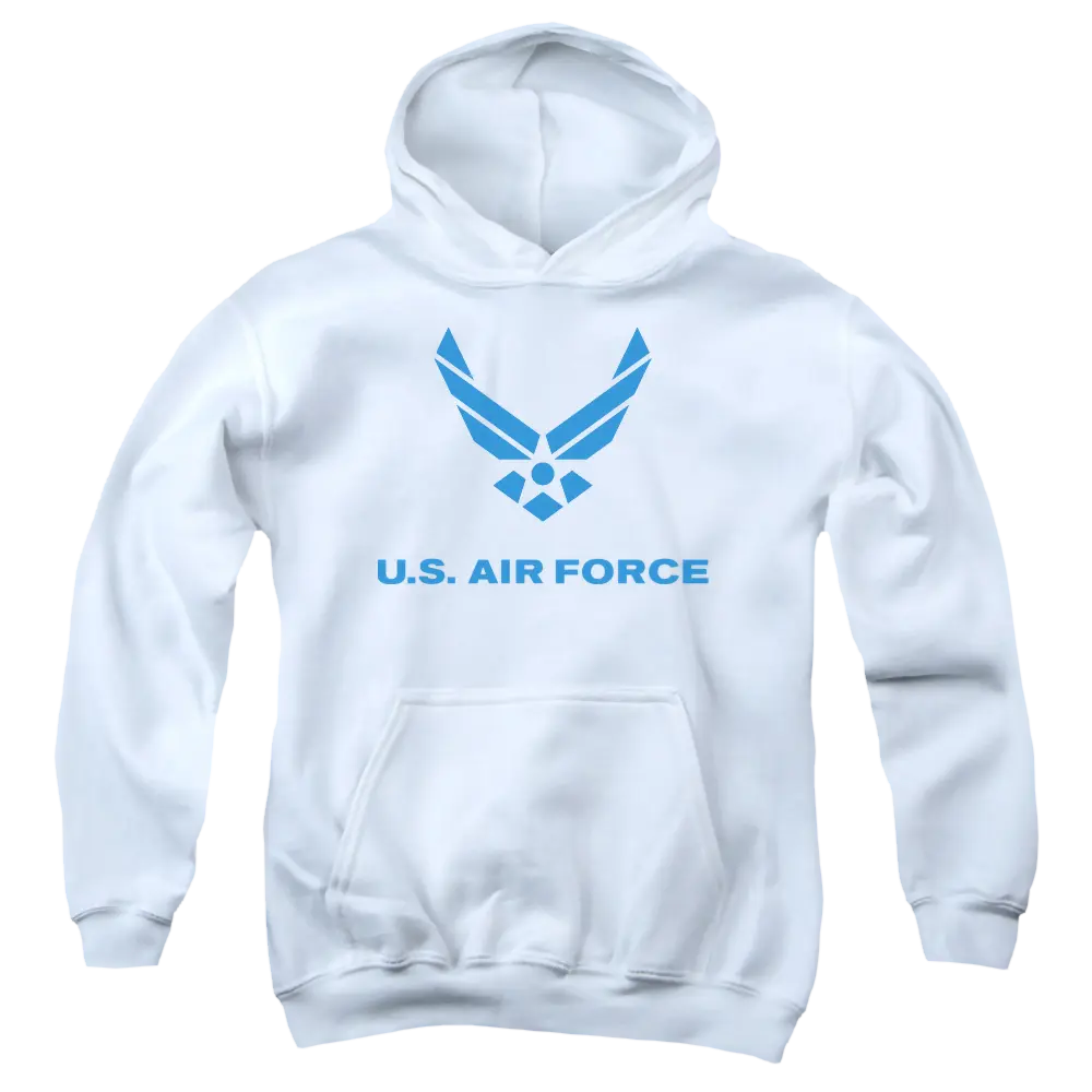 Air Force Distressed Logo - Youth Hoodie (Ages 8-12) U.S. Air Force