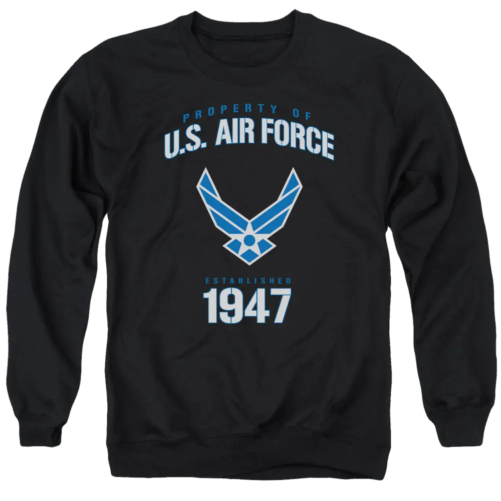 Air Force Property Of - Men's Crewneck Sweatshirt U.S. Air Force