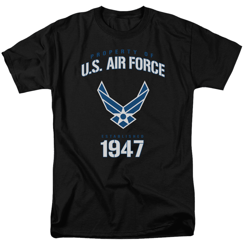 Air Force Property Of - Men's Regular Fit T-Shirt Men's Regular Fit T-Shirt U.S. Air Force