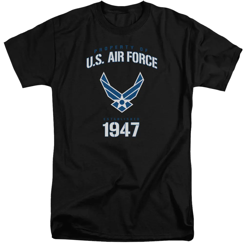 Air Force Property Of - Men's Tall Fit T-Shirt U.S. Air Force