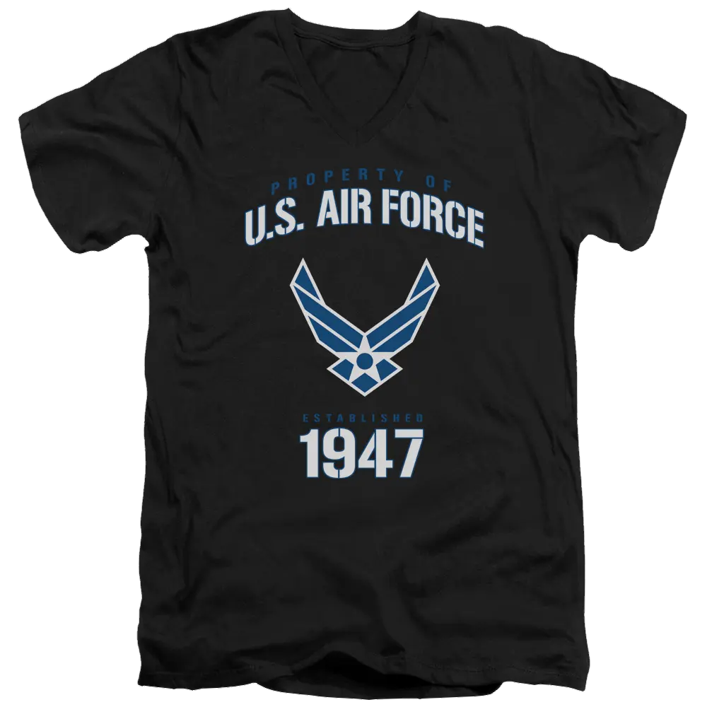 Air Force Property Of - Men's V-Neck T-Shirt U.S. Air Force
