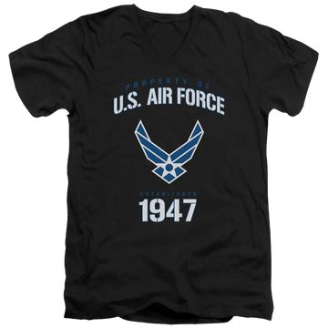 Air Force Property Of - Men's V-Neck T-Shirt U.S. Air Force
