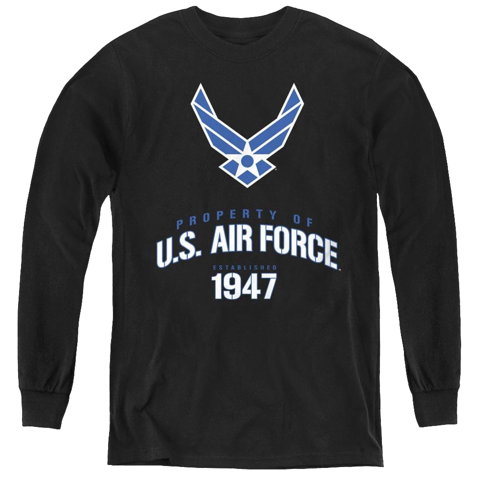 U.S. Air Force Property Of - Youth Long Sleeve T-Shirt Youth Long Sleeve T-Shirt U.S. Air Force