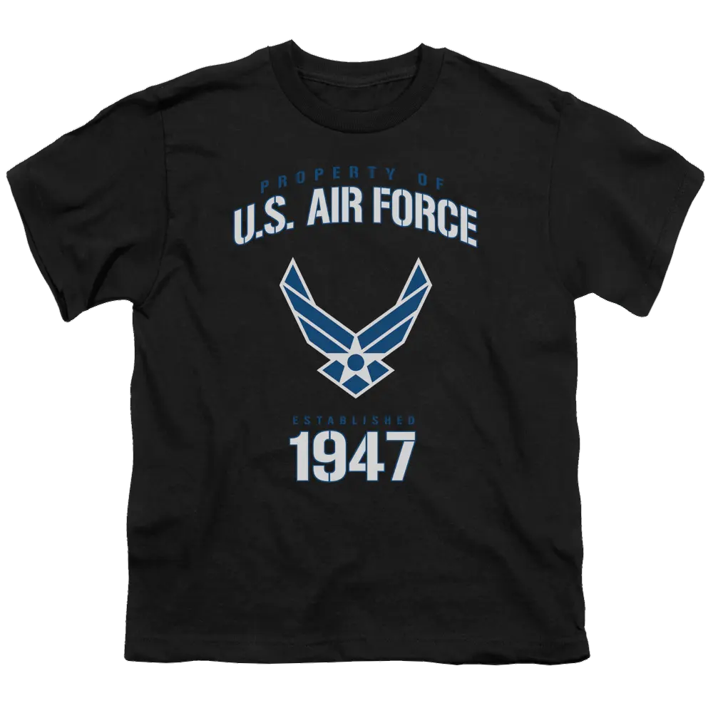 Air Force Property Of - Youth T-Shirt (Ages 8-12) U.S. Air Force