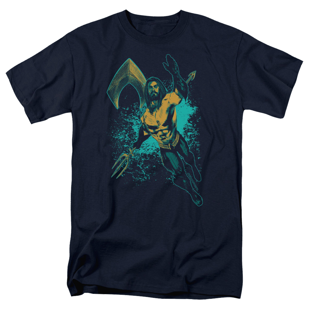 Aquaman Movie Make A Splash - Men's Regular Fit T-Shirt Men's Regular Fit T-Shirt Aquaman