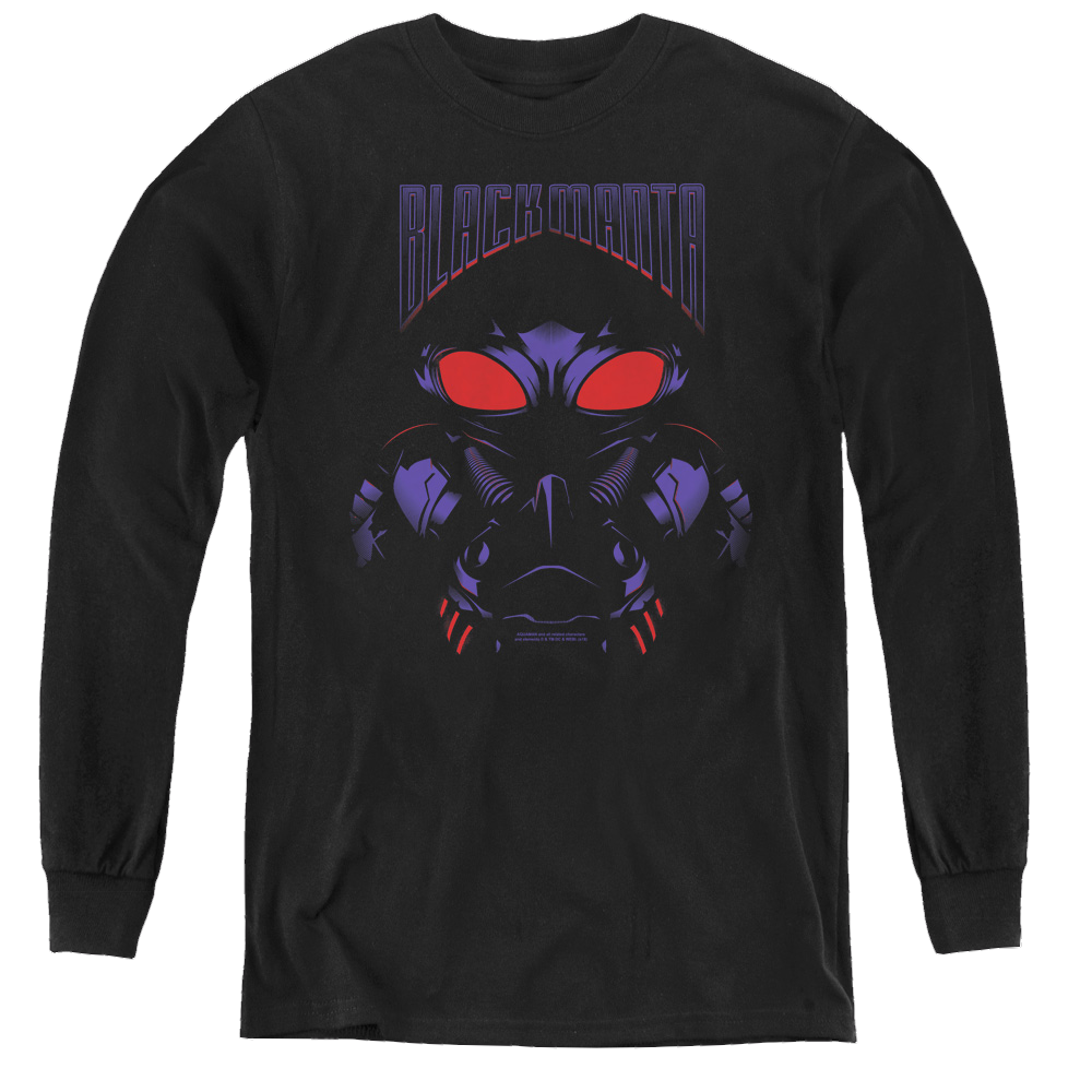 Aquaman Movie Black Manta - Youth Long Sleeve T-Shirt Youth Long Sleeve T-Shirt Aquaman