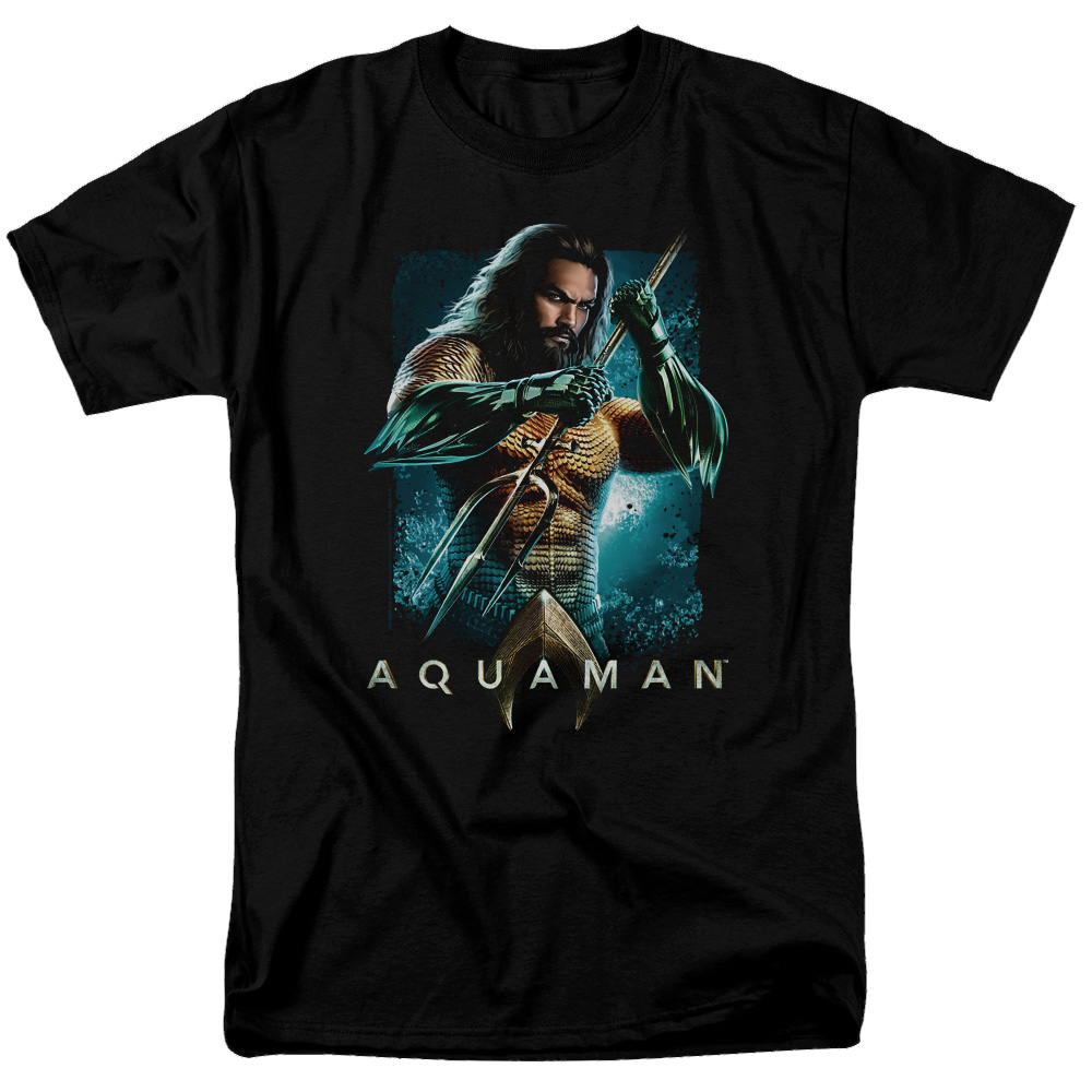 Aquaman Movie Trident - Men's Regular Fit T-Shirt Men's Regular Fit T-Shirt Aquaman