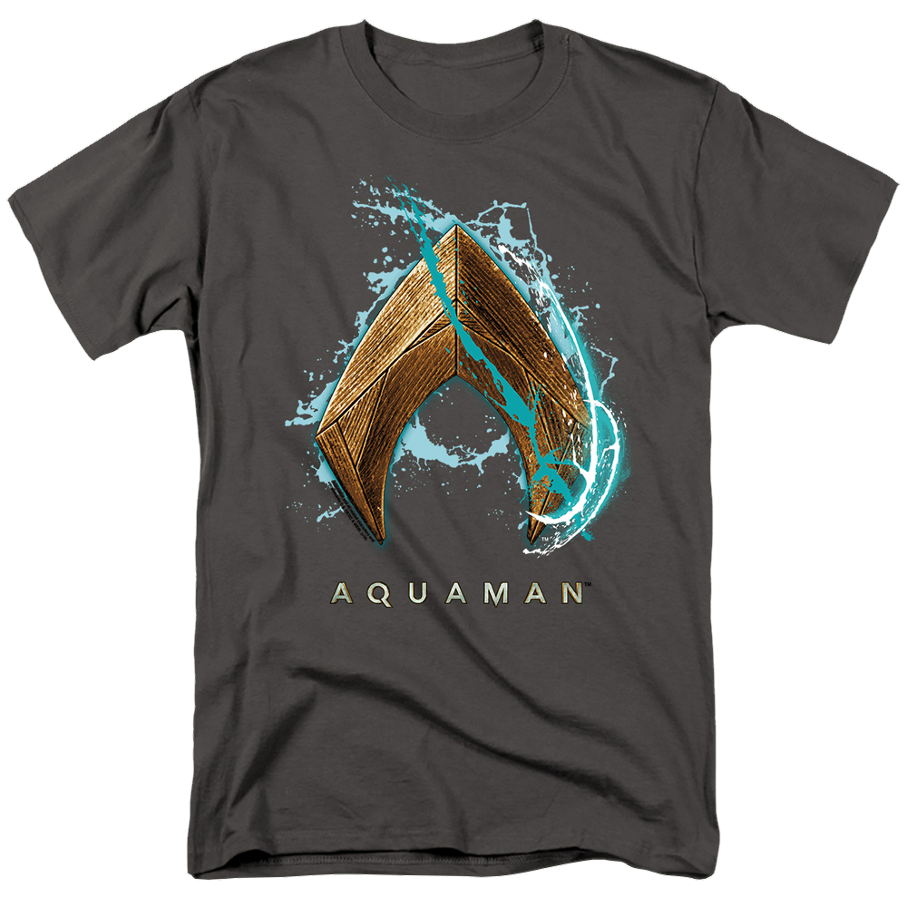 Aquaman Movie Water Shield - Men's Regular Fit T-Shirt Men's Regular Fit T-Shirt Aquaman