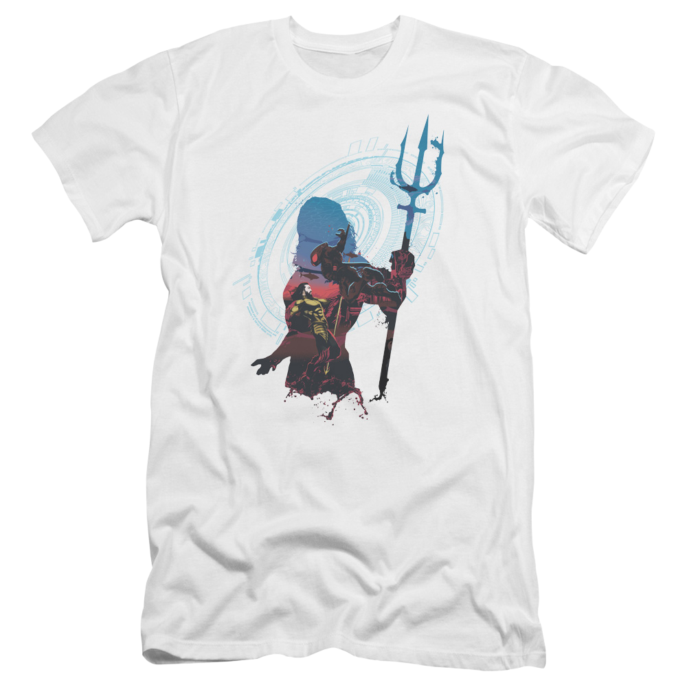 Aquaman Movie Silhouette - Men's Premium Slim Fit T-Shirt Men's Premium Slim Fit T-Shirt Aquaman