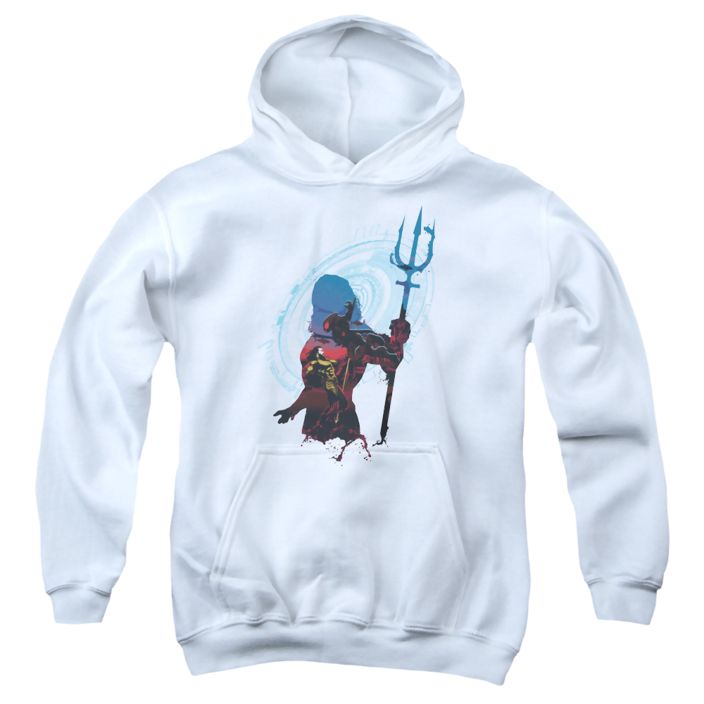 Aquaman Movie Silhouette - Youth Hoodie Youth Hoodie (Ages 8-12) Aquaman