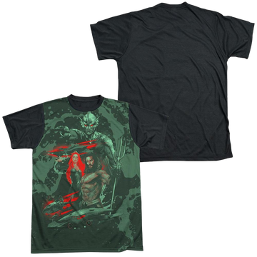 Aquaman Movie Good And Evil men's black back t-shirt