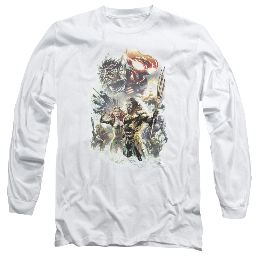 Aquaman Movie King Of Atlantis - Men's Long Sleeve T-Shirt Men's Long Sleeve T-Shirt Aquaman