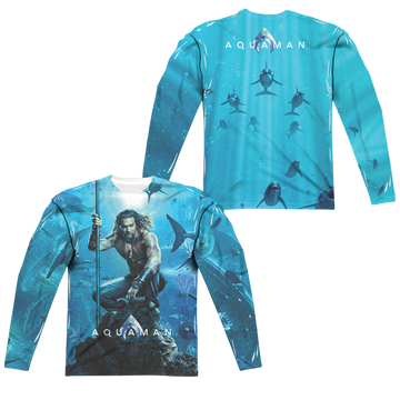 Aquaman Movie Poster men's all-over print long sleeve