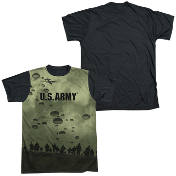U.S. Army Air To Land - Men's Black Back T-Shirt Men's Black Back T-Shirt U.S. Army