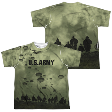 U.S. Army Air To Land (Front/Back Print) - Youth All-Over Print T-Shirt Youth All-Over Print T-Shirt (Ages 8-12) U.S. Army