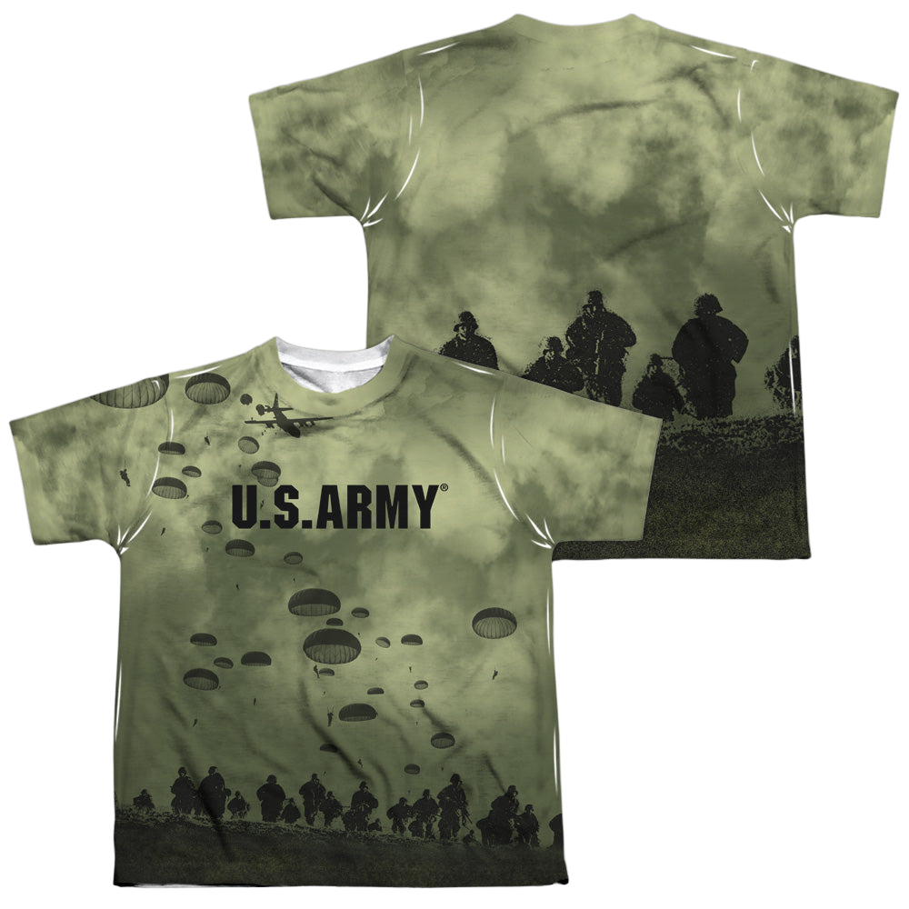 U.S. Army Air To Land (Front/Back Print) - Youth All-Over Print T-Shirt Youth All-Over Print T-Shirt (Ages 8-12) U.S. Army
