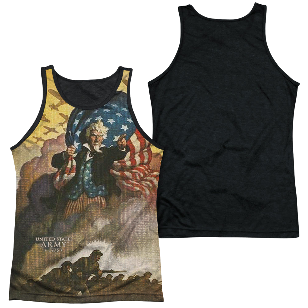 U.S. Army Values - Men's Black Back Tank Top Men's Black Back Tank U.S. Army