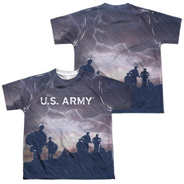 U.S. Army Up Hill (Front/Back Print) - Youth All-Over Print T-Shirt Youth All-Over Print T-Shirt (Ages 8-12) U.S. Army