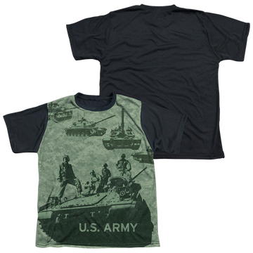 U.S. Army Tank Up - Youth Black Back T-Shirt Youth Black Back T-Shirt (Ages 8-12) U.S. Army