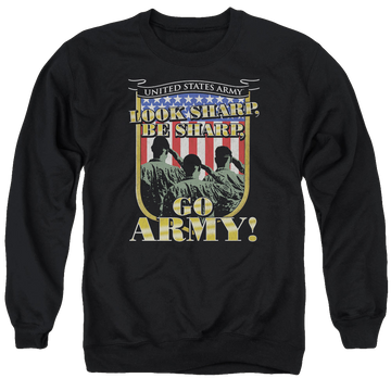 U.S. Army Go Army - Men's Crewneck Sweatshirt Men's Crewneck Sweatshirt U.S. Army