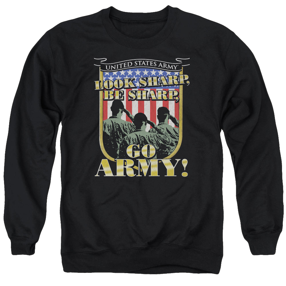 U.S. Army Go Army - Men's Crewneck Sweatshirt Men's Crewneck Sweatshirt U.S. Army