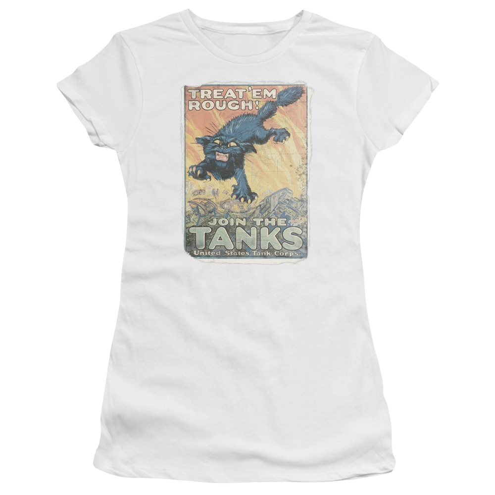 U.S. Army Treat Em Rough - Juniors T-Shirt Juniors T-Shirt U.S. Army