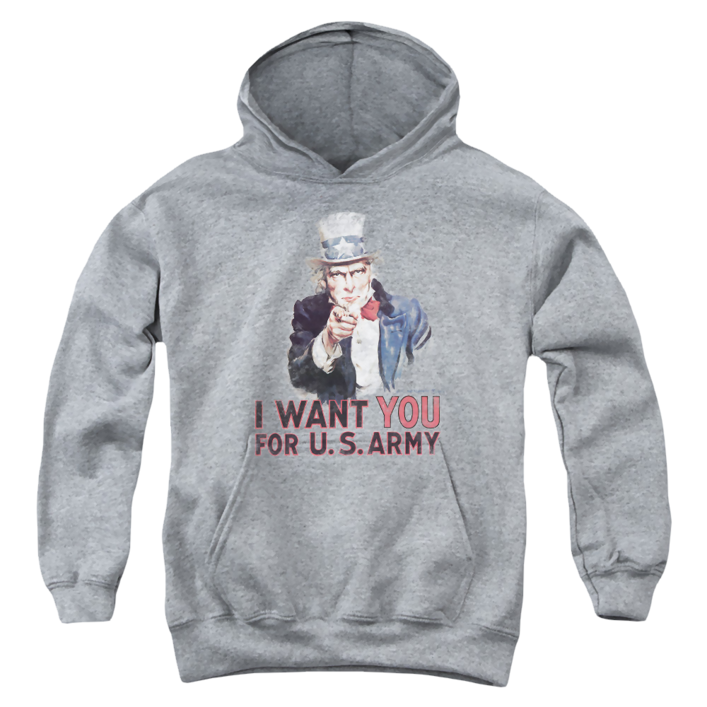 U.S. Army I Want You - Youth Hoodie Youth Hoodie (Ages 8-12) U.S. Army