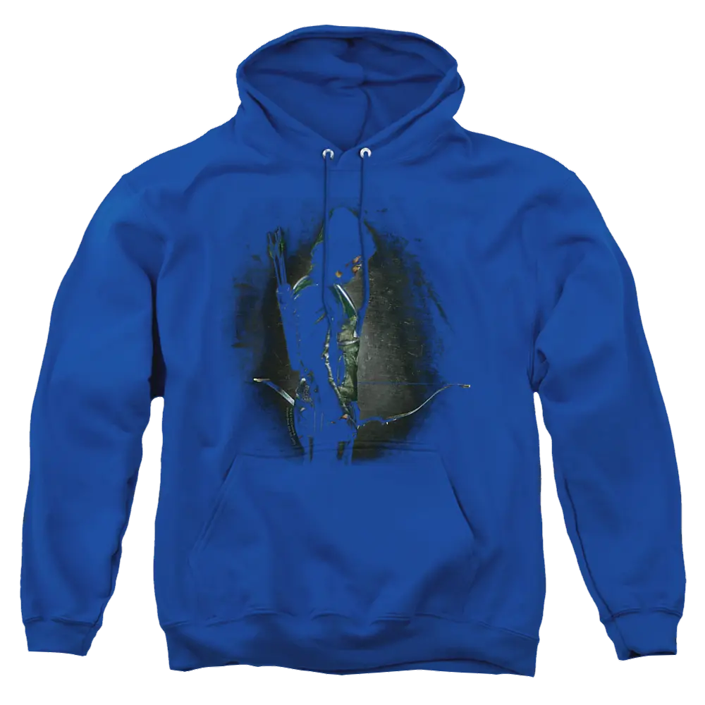 Arrow In The Shadows - Pullover Hoodie Green Arrow