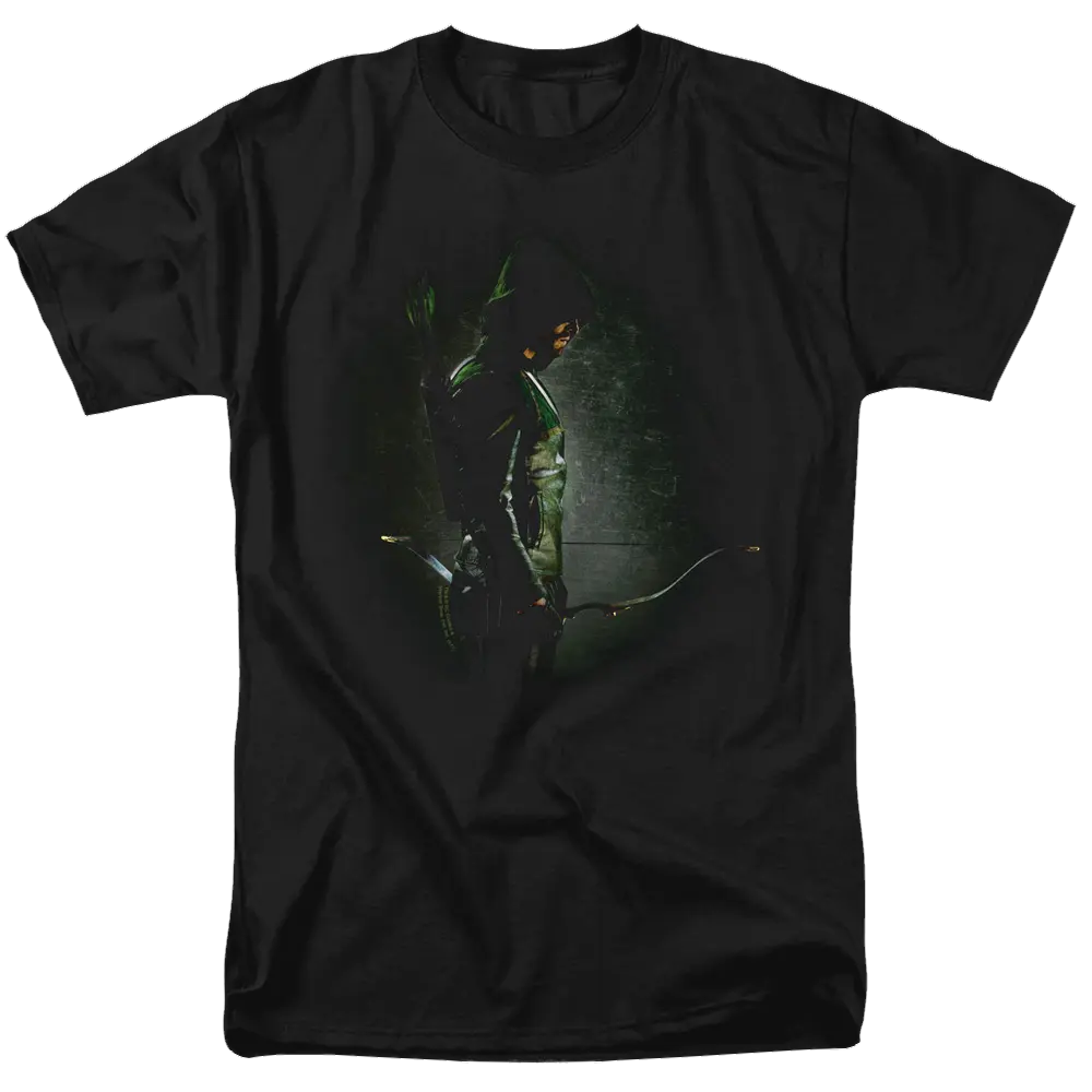 Arrow In The Shadows - Men's Regular Fit T-Shirt Green Arrow