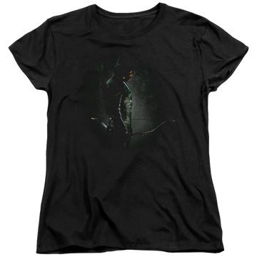 Arrow In The Shadows - Women's T-Shirt Green Arrow