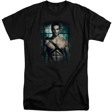 Arrow Shirtless - Men's Tall Fit T-Shirt Green Arrow