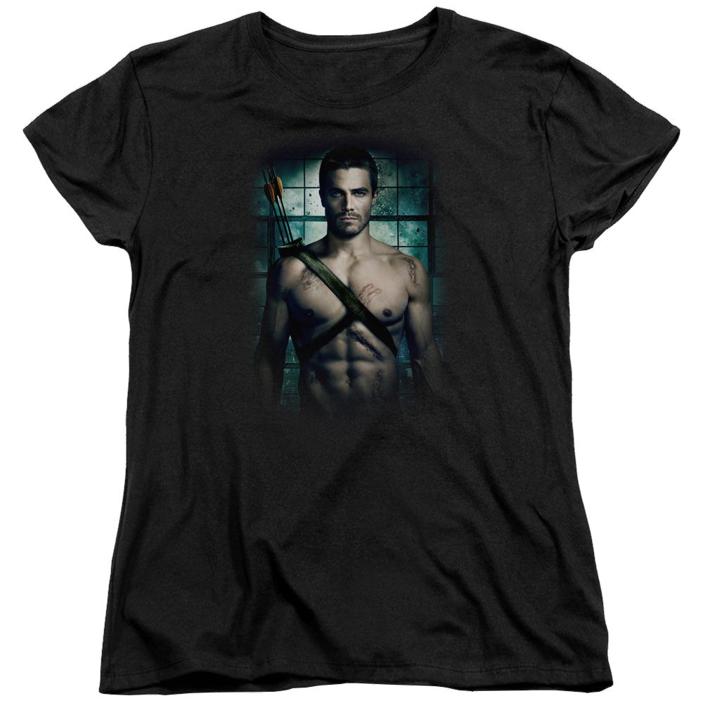 Arrow Shirtless - Women's T-Shirt Green Arrow