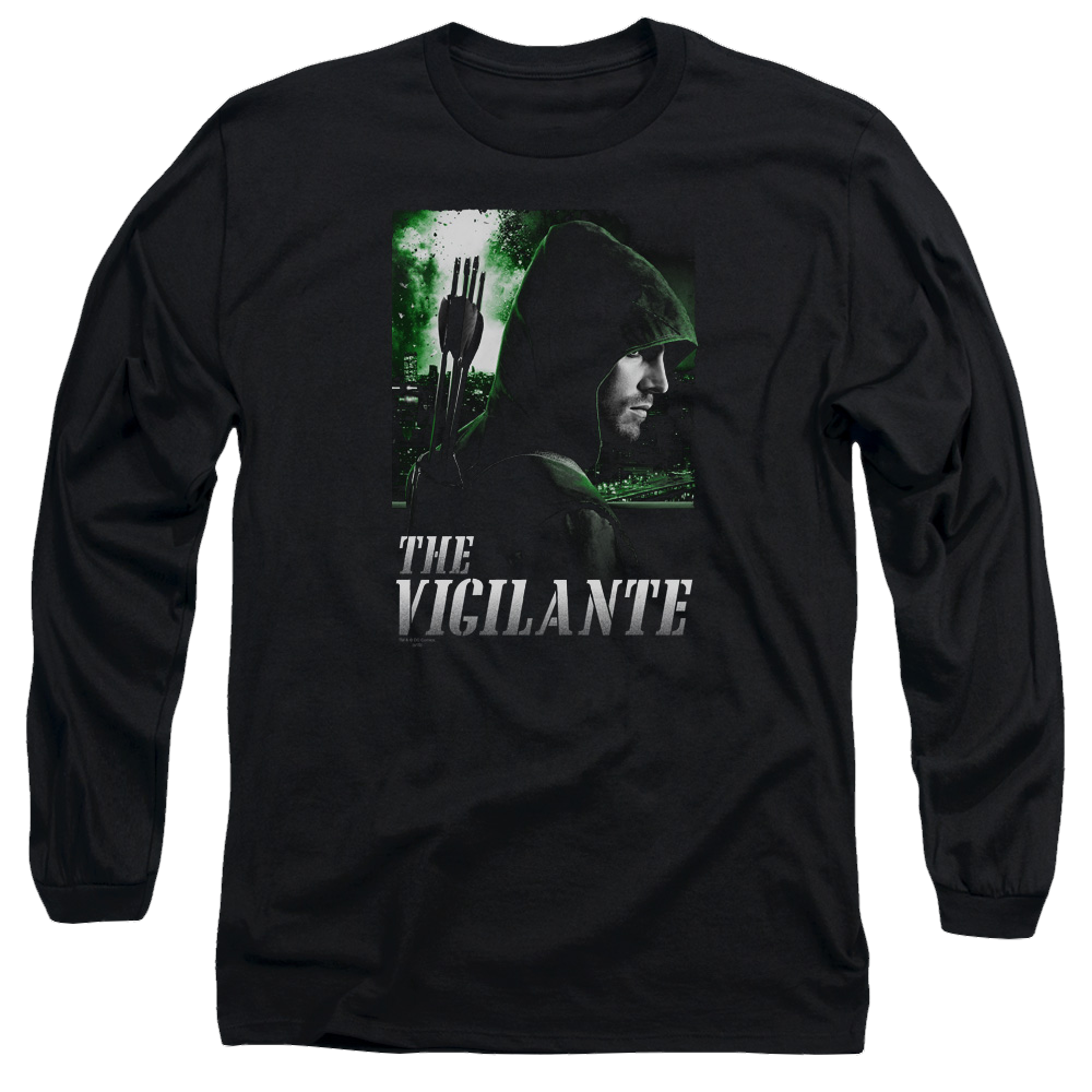 Arrow Star City Defender - Men's Long Sleeve T-Shirt Men's Long Sleeve T-Shirt Green Arrow