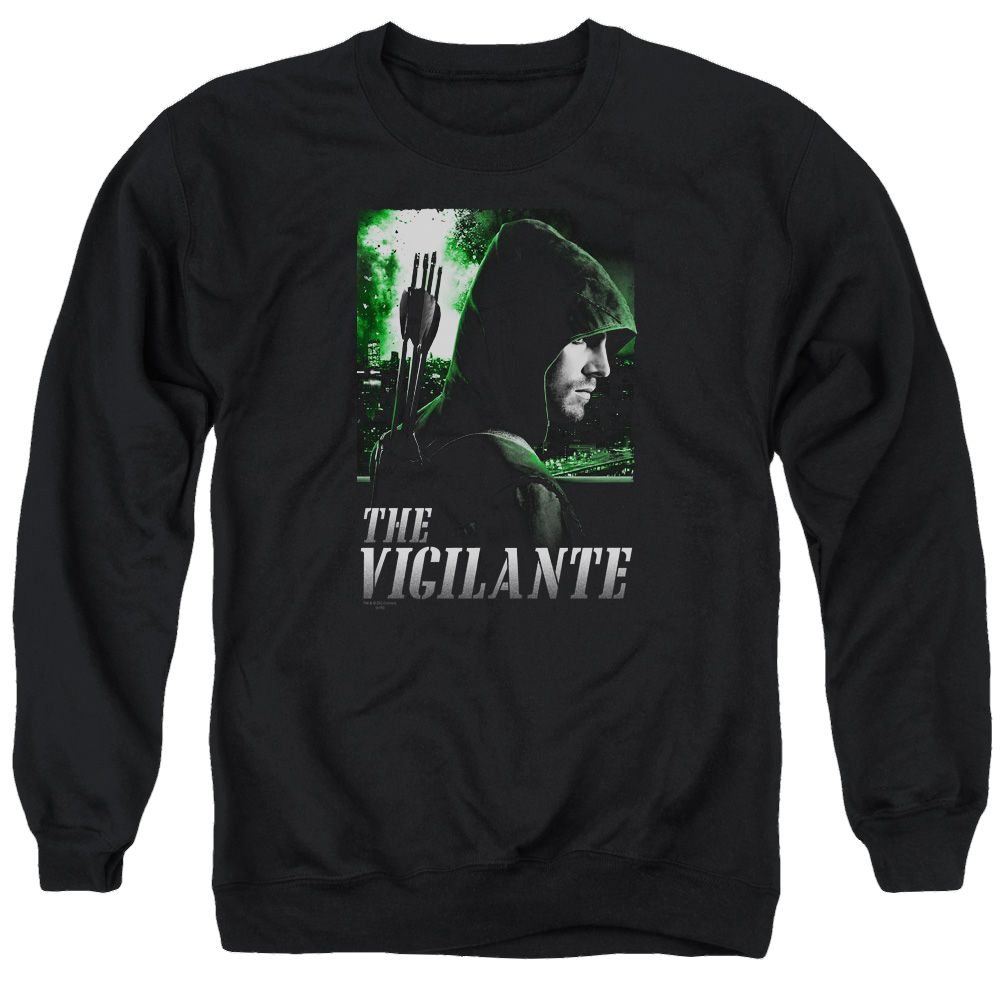 Arrow Star City Defender - Men's Crewneck Sweatshirt Green Arrow