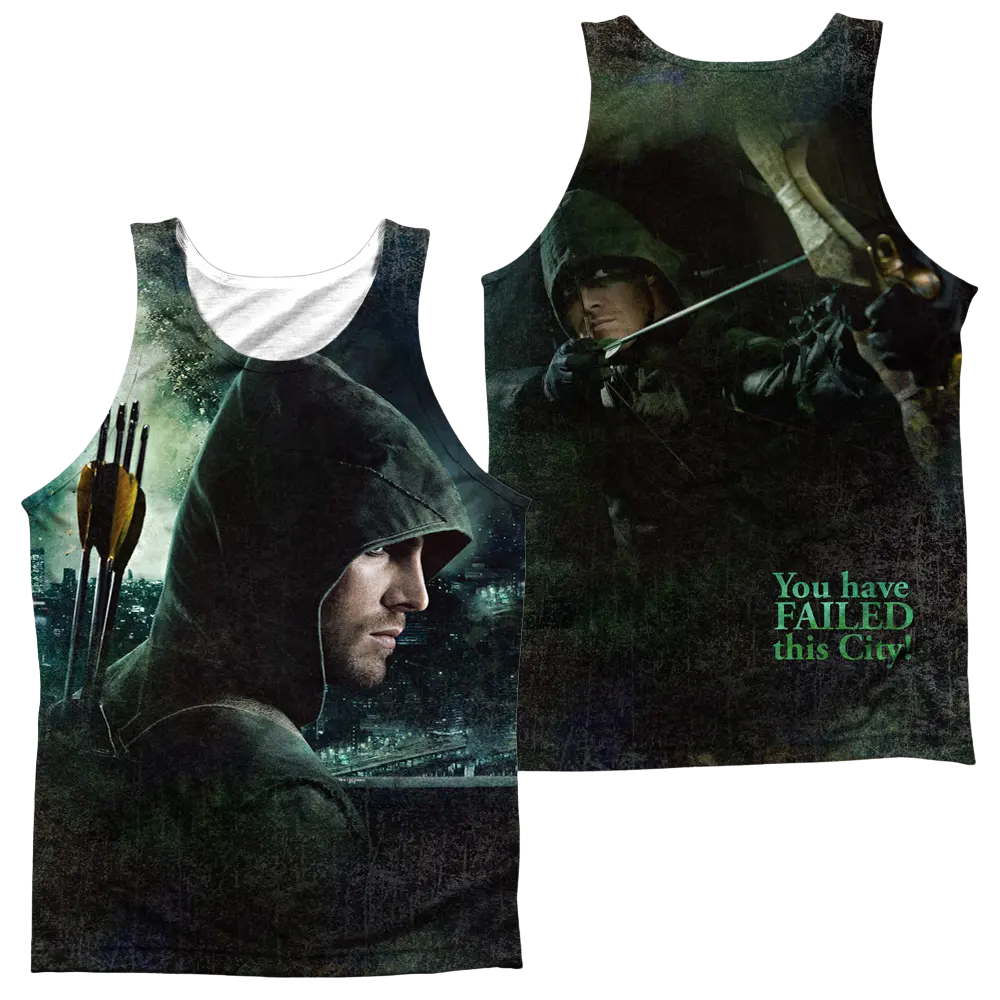 Arrow Hero Men's All Over Print Tank Green Arrow