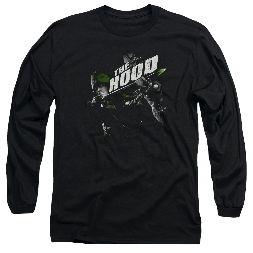 Arrow Take Aim - Men's Long Sleeve T-Shirt Green Arrow