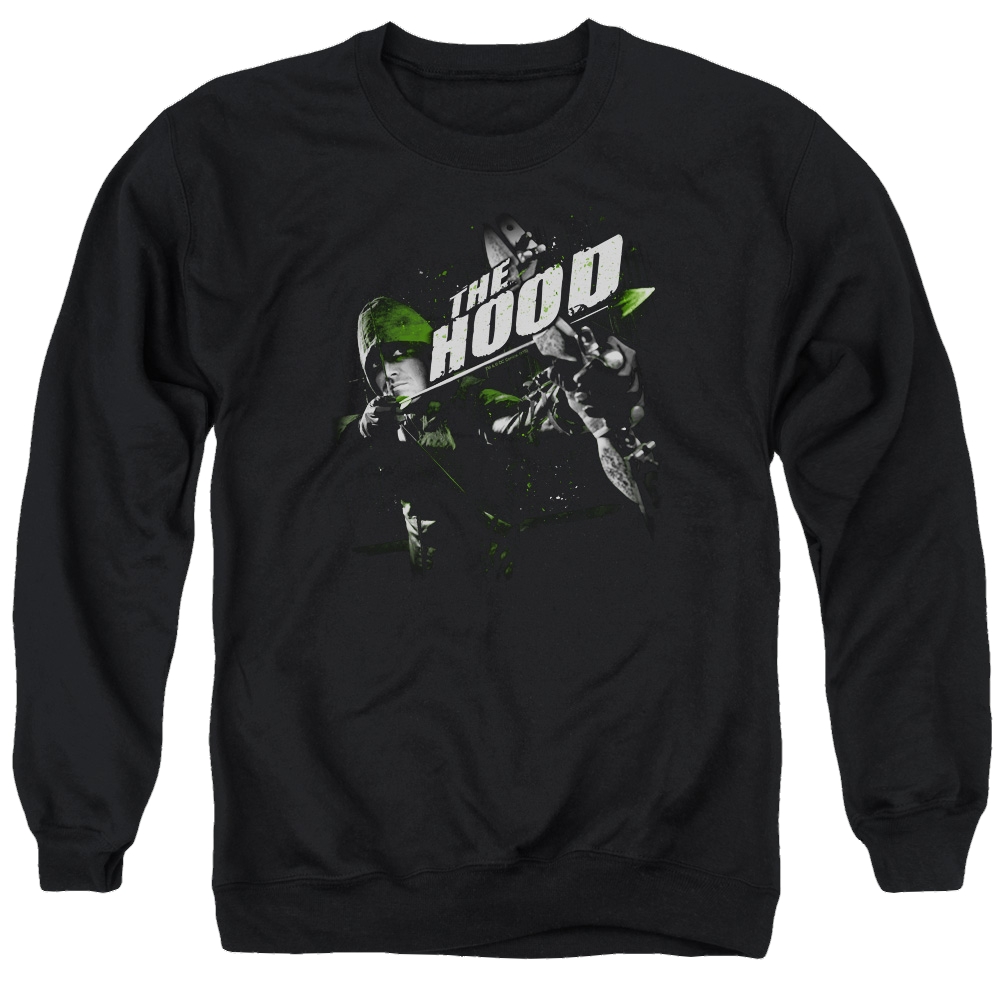 Arrow Take Aim - Men's Crewneck Sweatshirt Men's Crewneck Sweatshirt Green Arrow