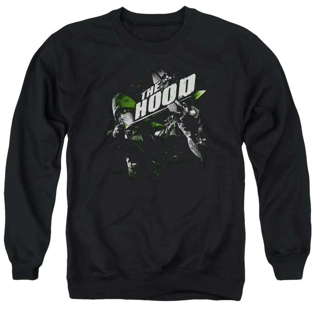 Arrow Take Aim - Men's Crewneck Sweatshirt Green Arrow