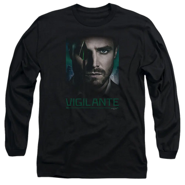 Arrow Good Eye - Men's Long Sleeve T-Shirt Green Arrow