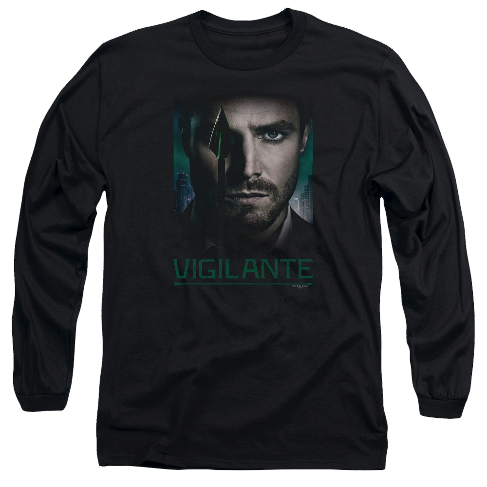 Arrow Good Eye - Men's Long Sleeve T-Shirt Green Arrow