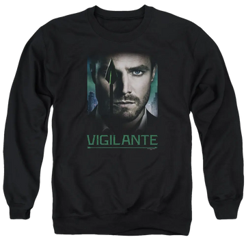 Arrow Good Eye - Men's Crewneck Sweatshirt Green Arrow