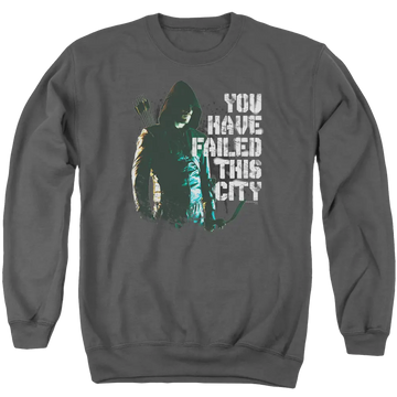 Arrow You Have Failed - Men's Crewneck Sweatshirt Green Arrow